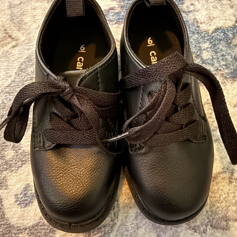 Carter's Black Dress Shoes with Elegant Design